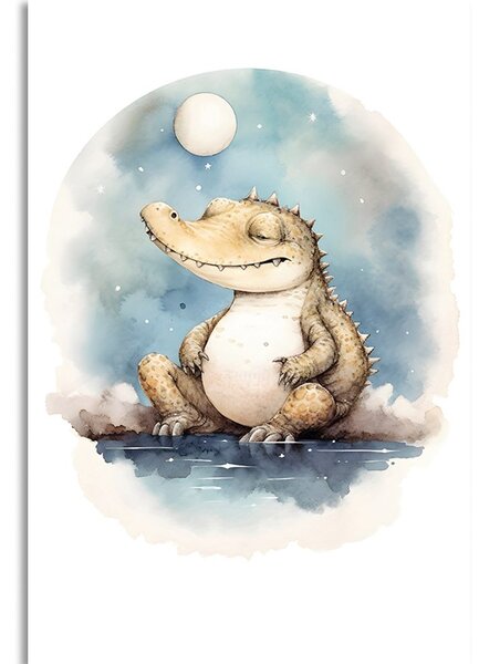Tablou crocodil visător