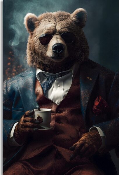 Tablou rață gangster animală