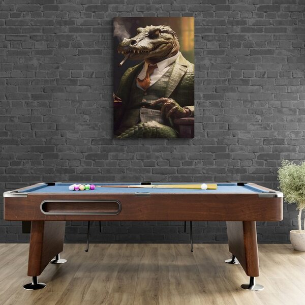 Tablou animal gangster crocodil