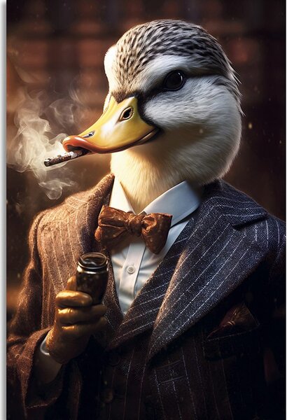 Tablou animal gangster rață
