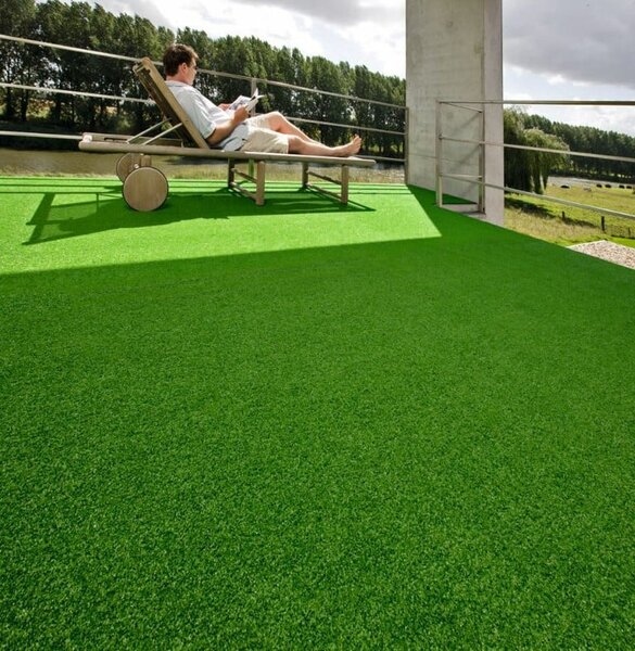 Covor Gazon Iarba Artificiala Sri Lanka 20 mm 100x400 Verde Verde, 100 x 400, Dreptunghi