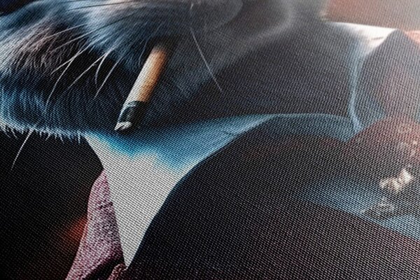 Tablou animal gangster iepure