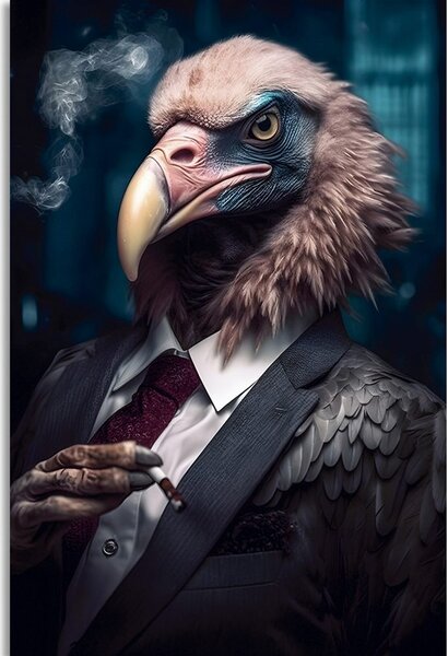 Tablou animal gangster vultur