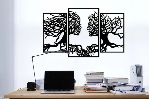 Suflete pereche (set 3 tablouri)