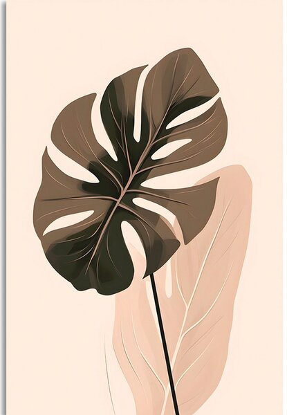Tablou forme abstracte botanice de monstru