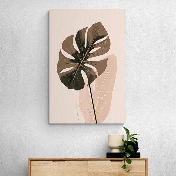 Tablou forme abstracte botanice de monstru