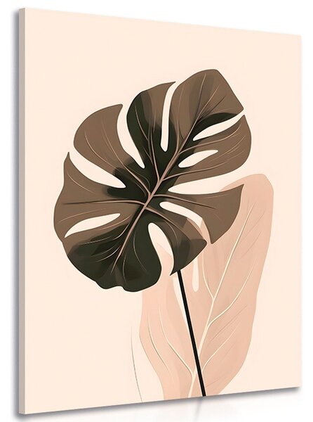 Tablou forme abstracte botanice de monstru