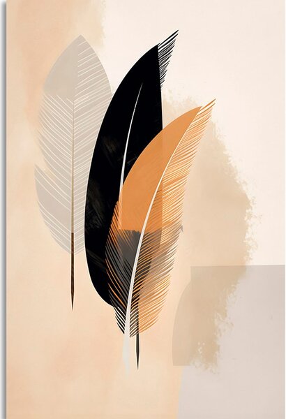 Tablou forme abstracte de pene