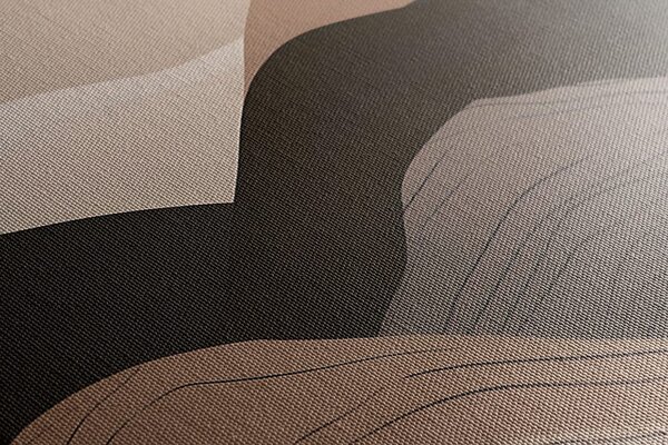 Tablou forme abstracte munți