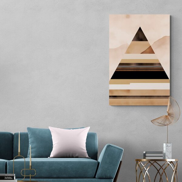 Tablou forme abstracte de piramidă