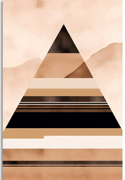 Tablou forme abstracte de piramidă