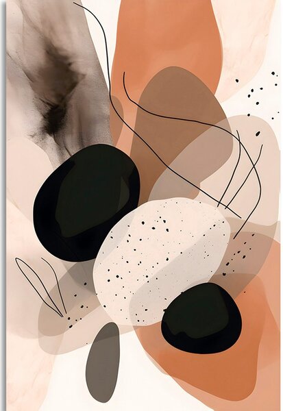 Tablou forme abstracte de rocă