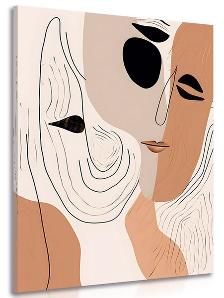 Tablou forme abstracte ale feței