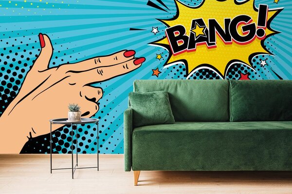 Tapet cu motiv pop art - BANG!