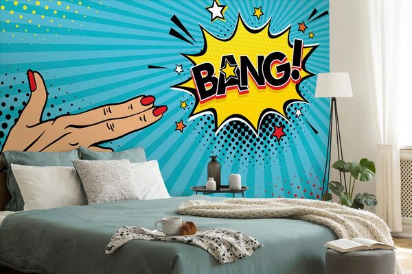 Tapet cu motiv pop art - BANG!