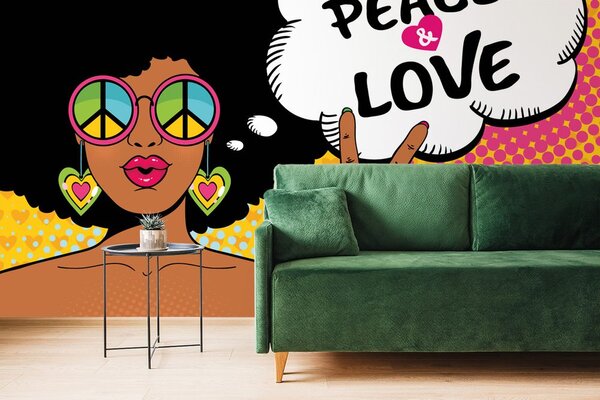 Tapet viață în pace - PEACE & LOVE