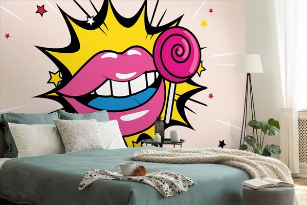 Tapet acadea dulce pop art