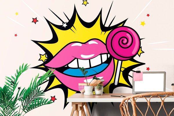 Tapet acadea dulce pop art