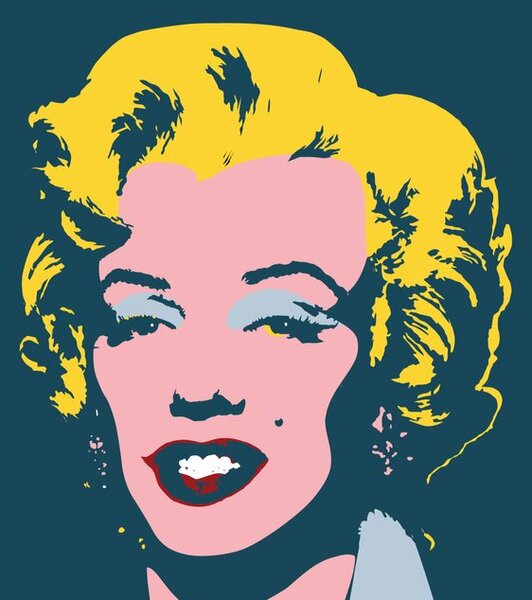 Tapet Marilyn Monroe în design pop art