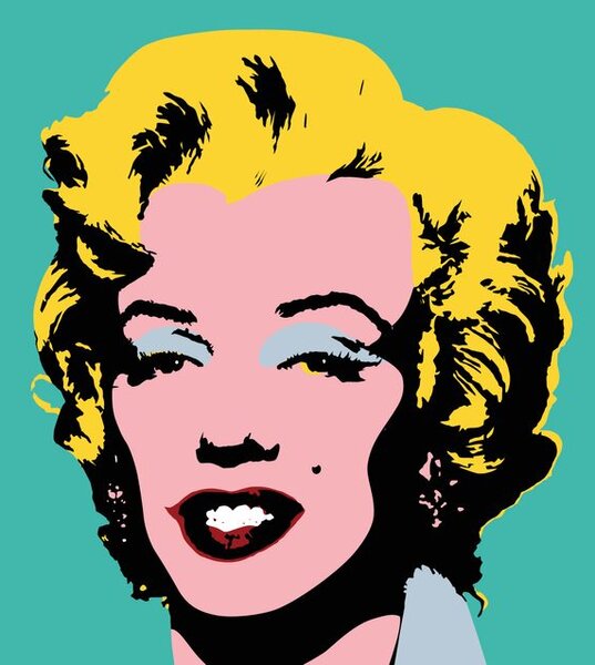 Tapet Marilyn Monroe emblematice în design pop art