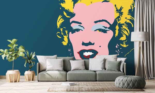 Tapet Marilyn Monroe în design pop art