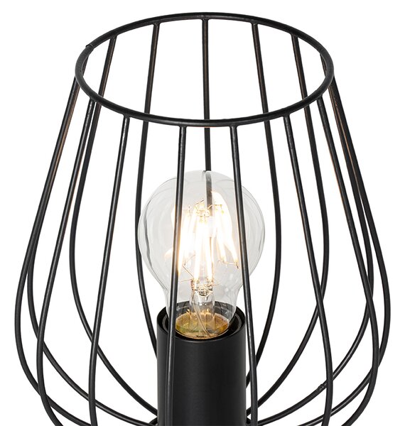 Lampă de masă modernă cu fir negru - Palica