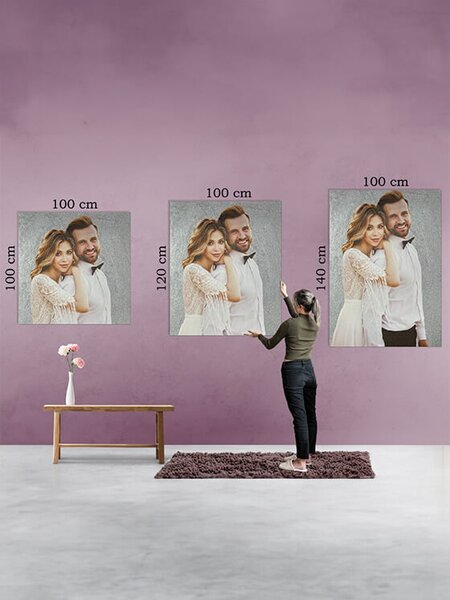 Tablou personalizat, Color cu sclipici