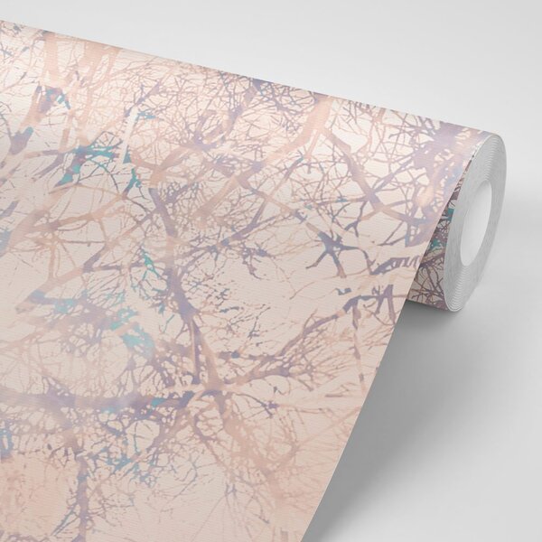 Tapet ramuri abstracte bej