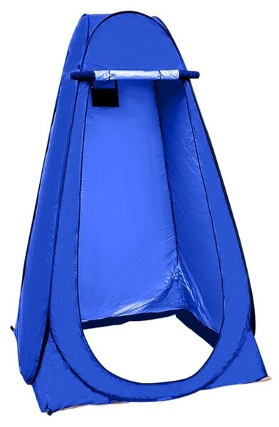 Cort plaja multifunctional, husa inclusa, maner transport, fermoar inchidere, impermeabil, 1,8kg, 190 x 110cm, albastru