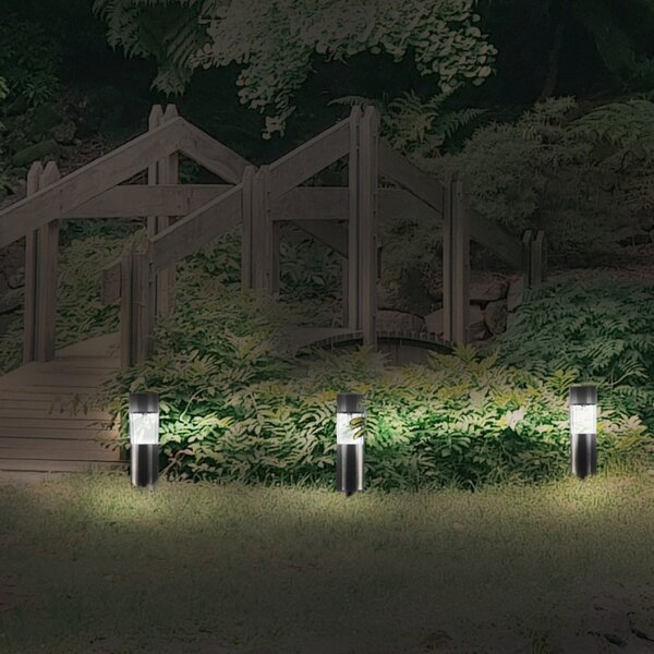 Lampa solara LED SMD, 30W, 90 lm, IP65, lumina calda, stalpisor de gradina