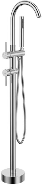 Baterie pentru cada Rea Lungo Ortis Crom freestanding Chrome