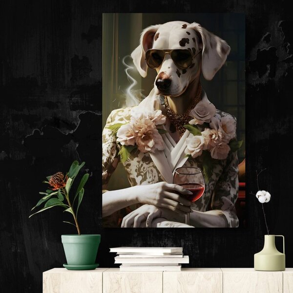 Tablou animal gangster cățea dalmată