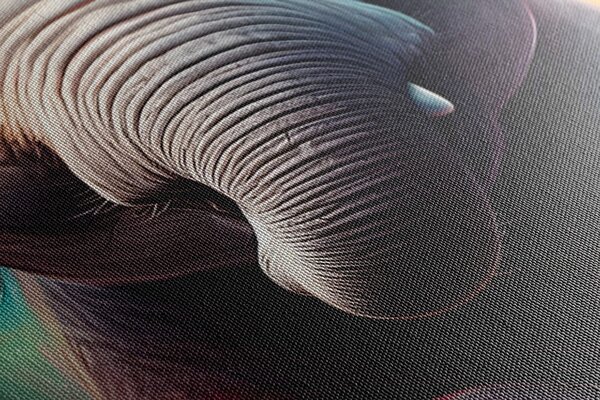 Tablou elefant cu căști