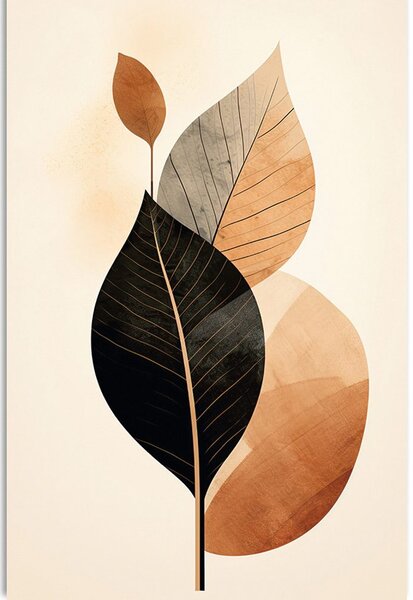Tablou frunze abstracte No4
