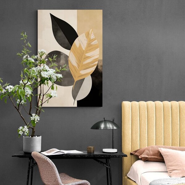 Tablou frunze abstracte No1