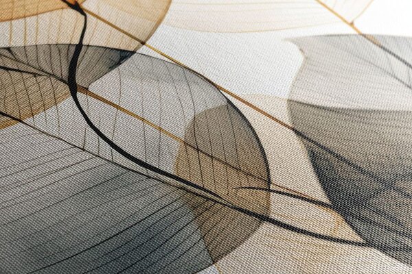Tablou frunze abstracte No2