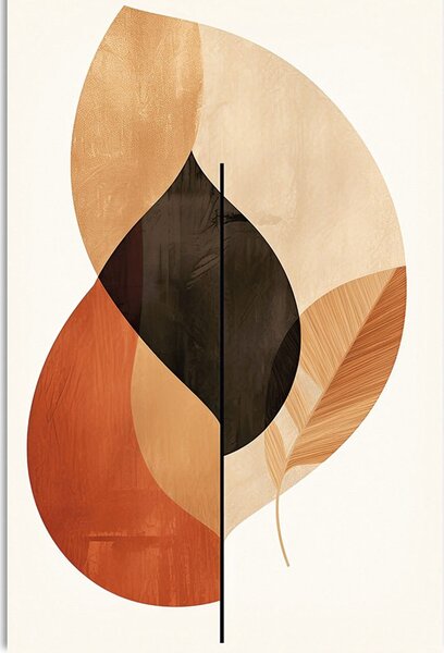 Tablou frunze abstracte No3