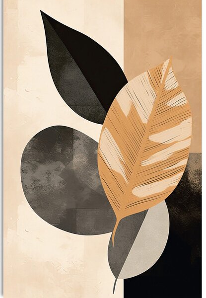 Tablou frunze abstracte No1