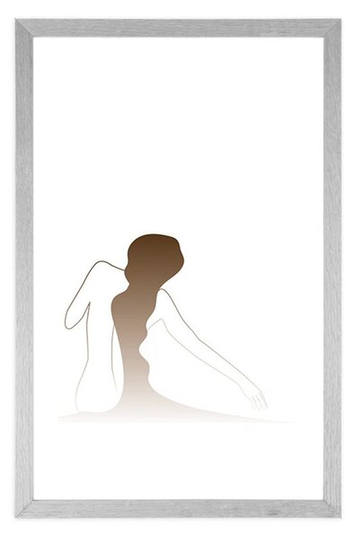 Poster cu passepartout secretul corpului feminin