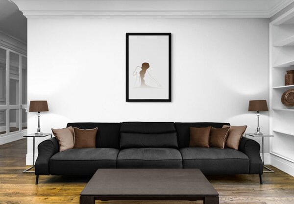 Poster cu passepartout secretul corpului feminin