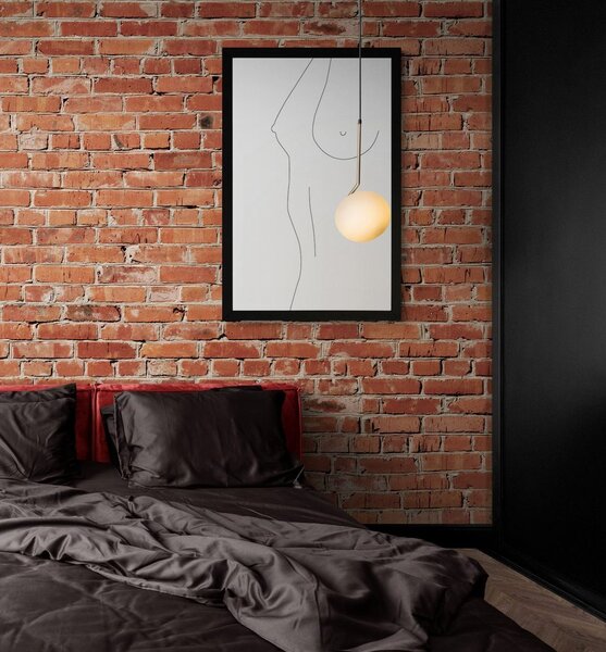 Poster silueta minimalistă corpului feminin