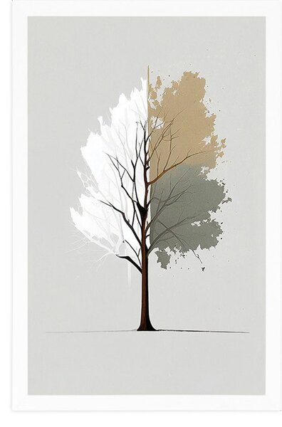 Poster copac minimalist multicolor