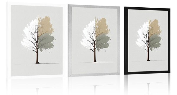 Poster copac minimalist multicolor