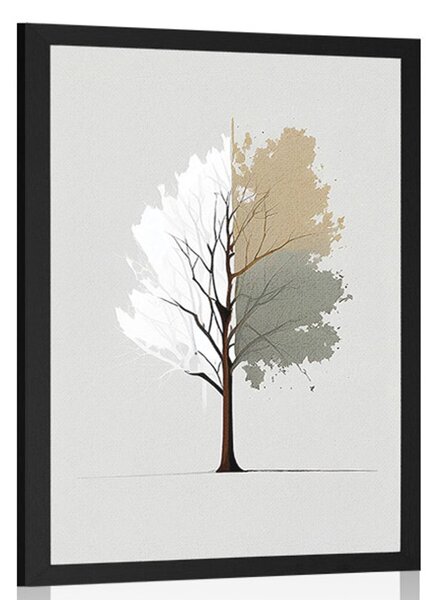 Poster copac minimalist multicolor
