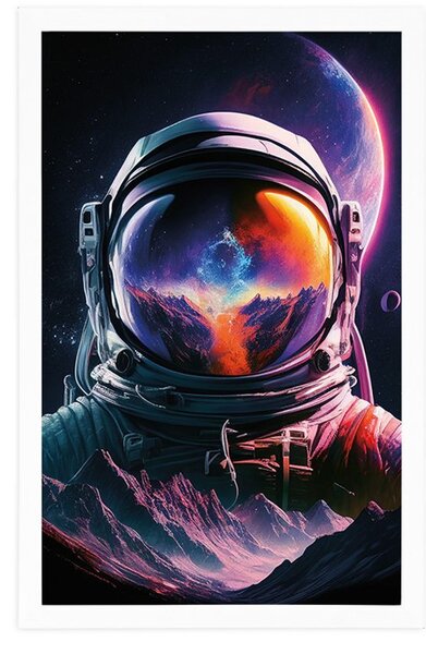 Poster portretul unui astronaut