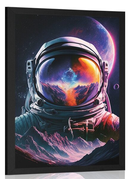 Poster portretul unui astronaut