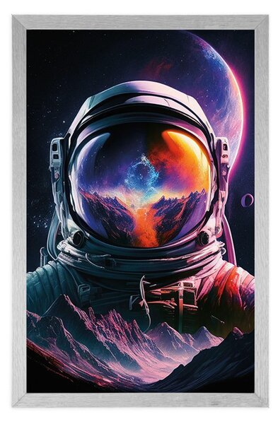 Poster portretul unui astronaut