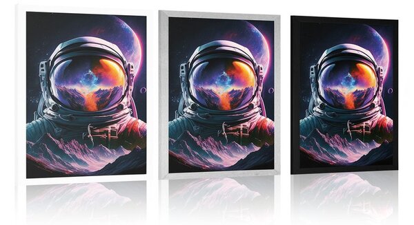Poster portretul unui astronaut