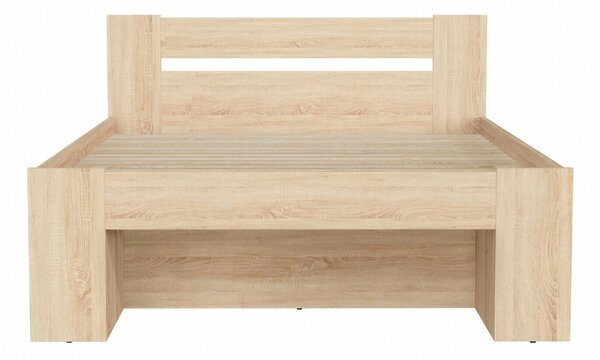 Pat Novsore 130Dublu, Maro deschis, 160x200, PAL laminat, 17x20x9cm