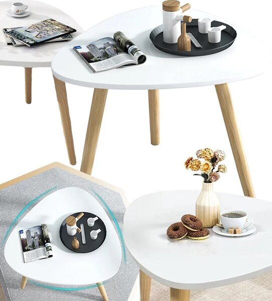Masuta de cafea BALTO 40x40 cm neagra